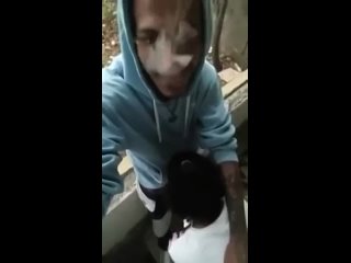 while he was smoking she gave him a blowjob